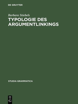 cover image of Typologie des Argumentlinkings